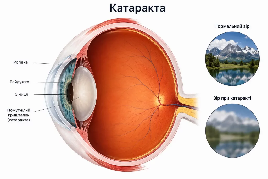 Що таке катаракта Що таке катаракта