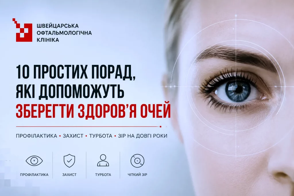 10 порад для здоров'я очей: як зберегти хороший зір на довгі роки здоров я очей